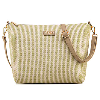 FLAMINGO SLING BAG - RATTAN CF, TAUPE (PRE ORDER)