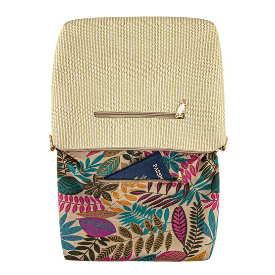 FLAMINGO SLING BAG - RATTAN CF, TAUPE (PRE ORDER)