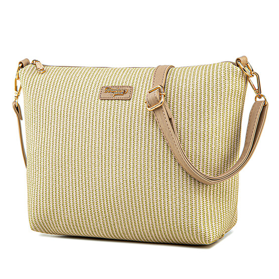 FLAMINGO SLING BAG - RATTAN CF, TAUPE (PRE ORDER)