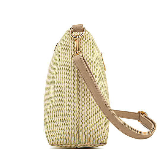 FLAMINGO SLING BAG - RATTAN CF, TAUPE (PRE ORDER)