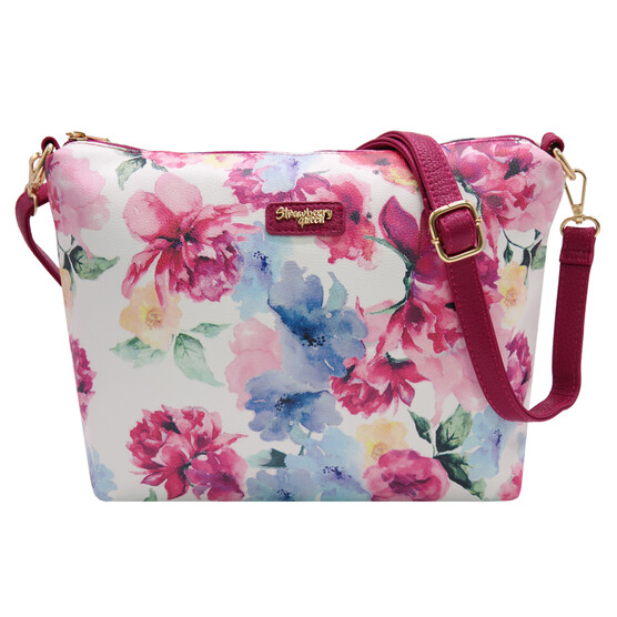 FLAMINGO SLING BAG - FLORAL A, BLUE