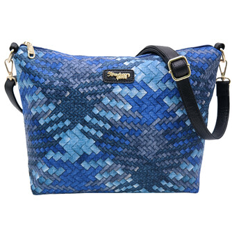 FLAMINGO SLING BAG - RATTAN AG, NAVY BLUE