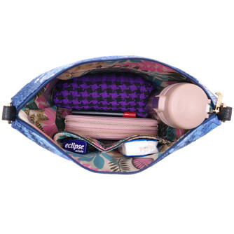 FLAMINGO SLING BAG - RATTAN AG, NAVY BLUE