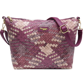 FLAMINGO SLING BAG - RATTAN AG, MAGENTA