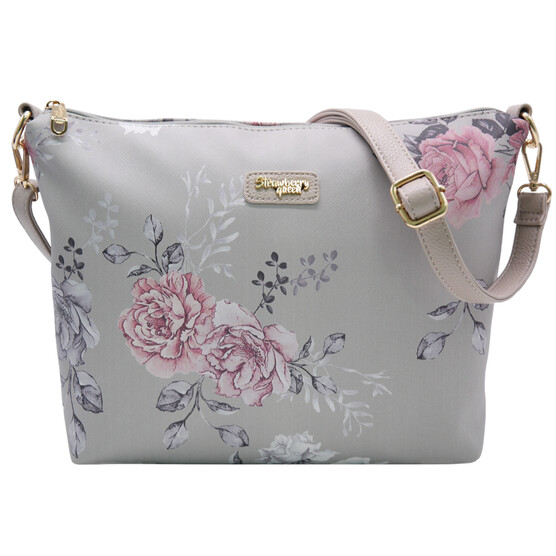 FLAMINGO SLING BAG - FLORAL AL, GREY