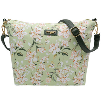 FLAMINGO SLING BAG - FLORAL AM, GREEN