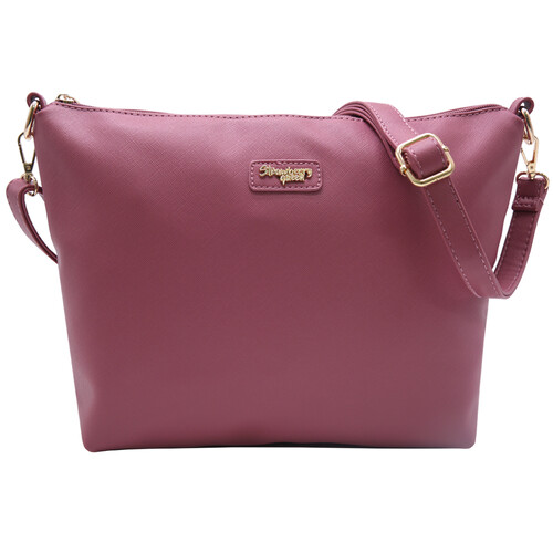 FLAMINGO SLING BAG - SAFFIANO LEATHER AZ, PINK