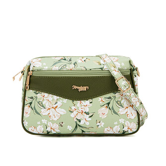 COCO SLING BAG - FLORAL AM, GREEN
