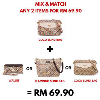 COCO SLING BAG - BATIK BD, BEIGE