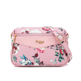 COCO SLING BAG - FLORAL BL, PINK