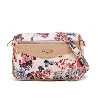 COCO SLING BAG - FLORAL E, BEIGE