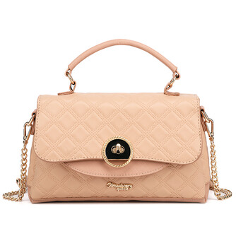 MIA HANDBAG - QUILTED BV, BEIGE