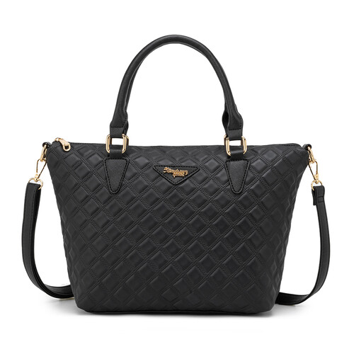 GAGA SLING BAG - QUILTED BV, BLACK