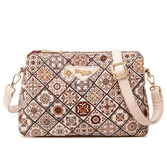 (PRE ORDER) MIMI SLING BAG - BATIK BD, BEIGE