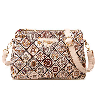 (PRE ORDER) MIMI SLING BAG - BATIK BD, BEIGE