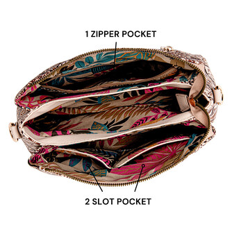 MIMI SLING BAG - BATIK BD, BEIGE (PRE ORDER)