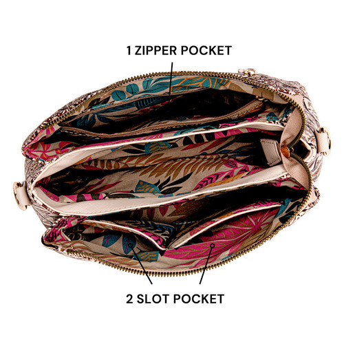 MIMI SLING BAG - BATIK BD, BEIGE (PRE ORDER)