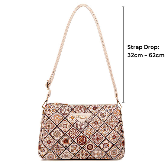 MIMI SLING BAG - BATIK BD, BEIGE (PRE ORDER)