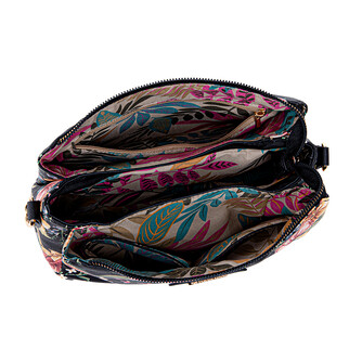 (PRE ORDER) MIMI SLING BAG - FLORAL BP, BLACK