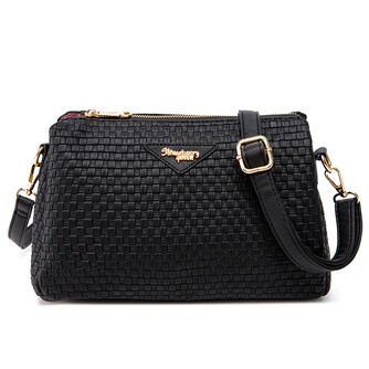 (PRE ORDER) MIMI SLING BAG - WOVEN CC, BLACK