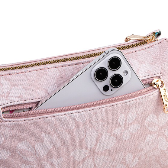 MIMI SLING BAG - FLORAL CE, SOFT PASTEL PINK (PRE ORDER)