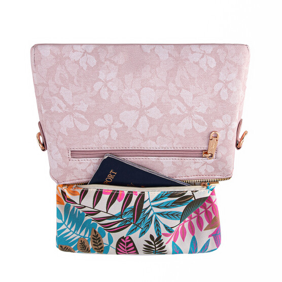 MIMI SLING BAG - FLORAL CE, SOFT PASTEL PINK (PRE ORDER)