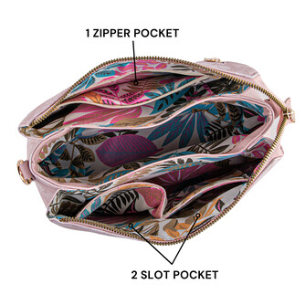 MIMI SLING BAG - FLORAL CE, SOFT PASTEL PINK (PRE ORDER)