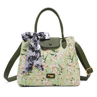 NANA HANDBAG - FLORAL AM, GREEN