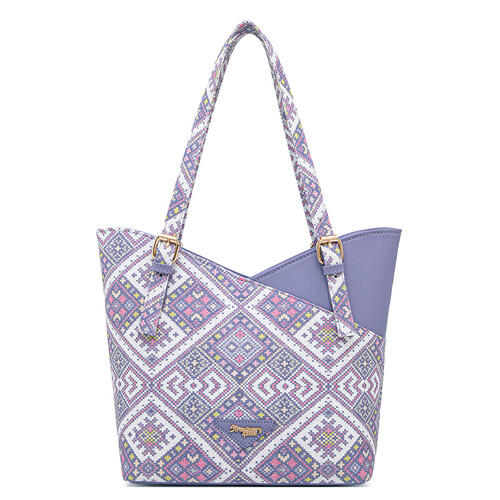 [PRE ORDER] MONICA TOTE BAG - BOHEMIAN CG, LAVENDER (BUY 1 FREE 1)