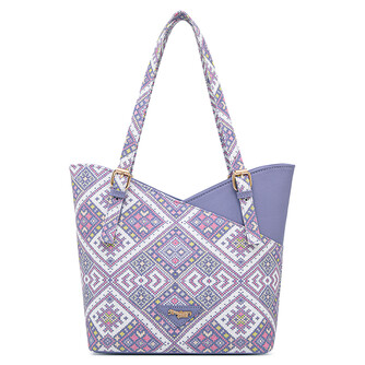 [PRE ORDER] MONICA TOTE BAG - BOHEMIAN CG, LAVENDER (BUY 1 FREE 1)
